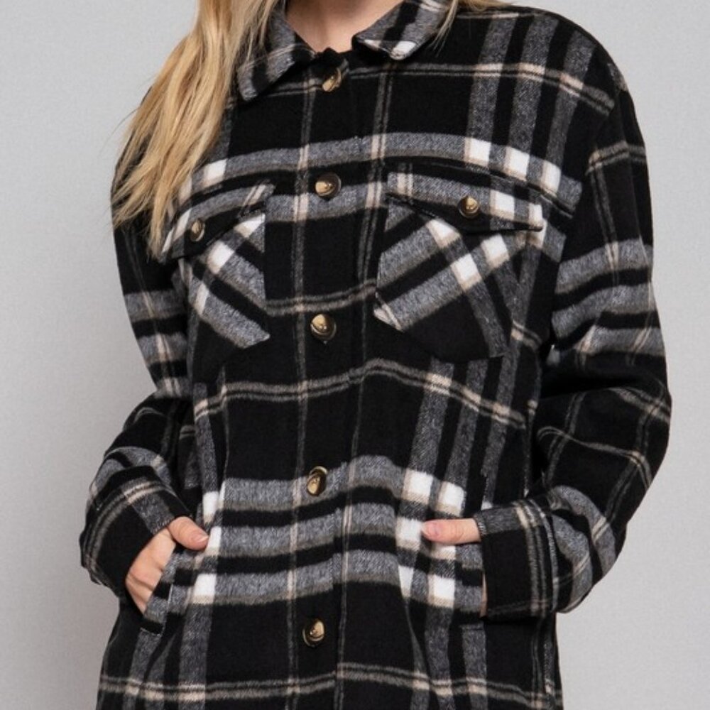 Sara Plaid Jacket